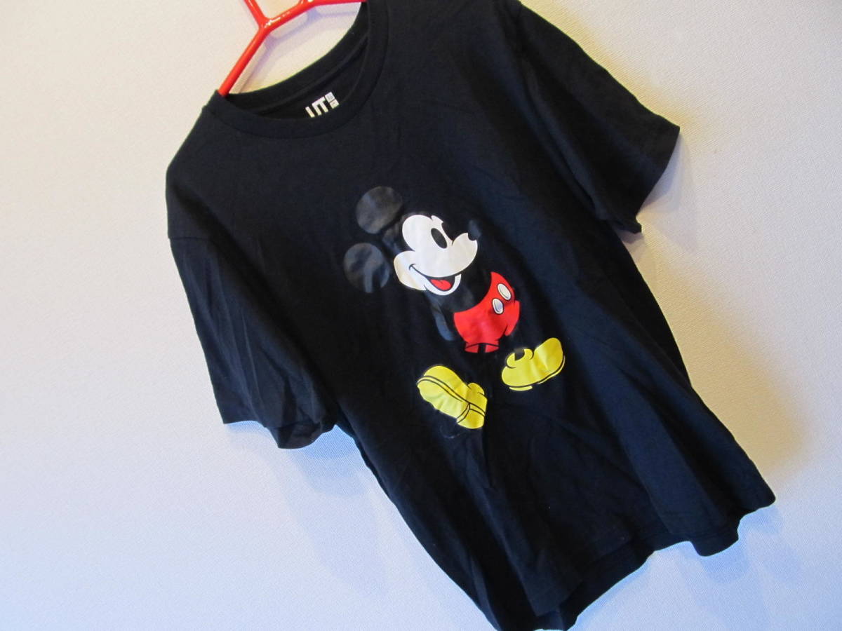 ★ UT ミッキーマウス　ディズニー 半袖Tシャツ ユニクロコラボ Mサイズ 黒色 ディズニーリゾート_画像1