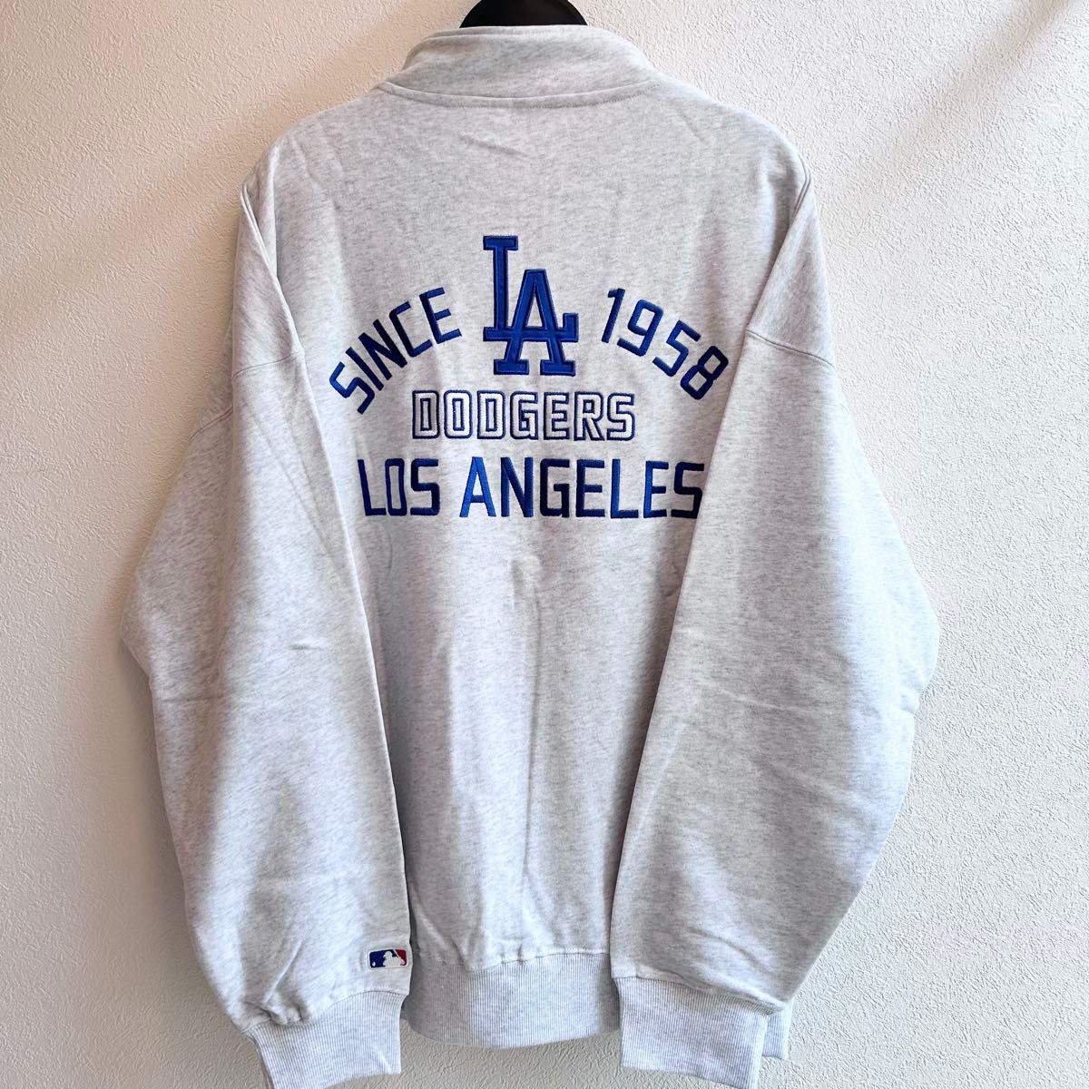 M】MLB ロサンゼルス・ドジャース ハーフジップ スウェット M】MLB ロサンゼルス・ドジャース ハーフジップ スウェット