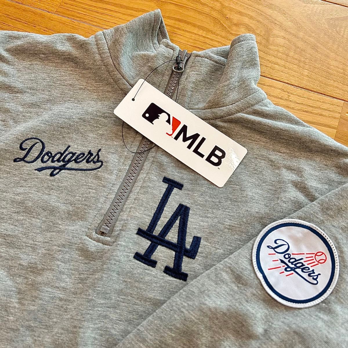 希少 【140】MLB公式 ロサンゼルス・ドジャース ハーフジップ 希少 【140】MLB公式 ロサンゼルス・ドジャース ハーフジップ