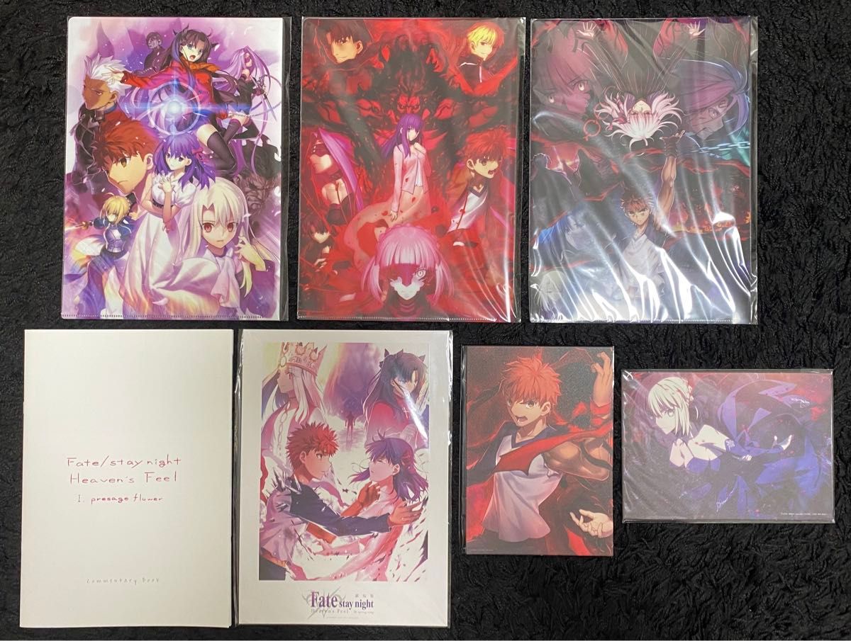 Fate anniversary映画 特典クリアファイル イラストボード Fate anniversary映画 特典クリアファイル イラストボード Fate