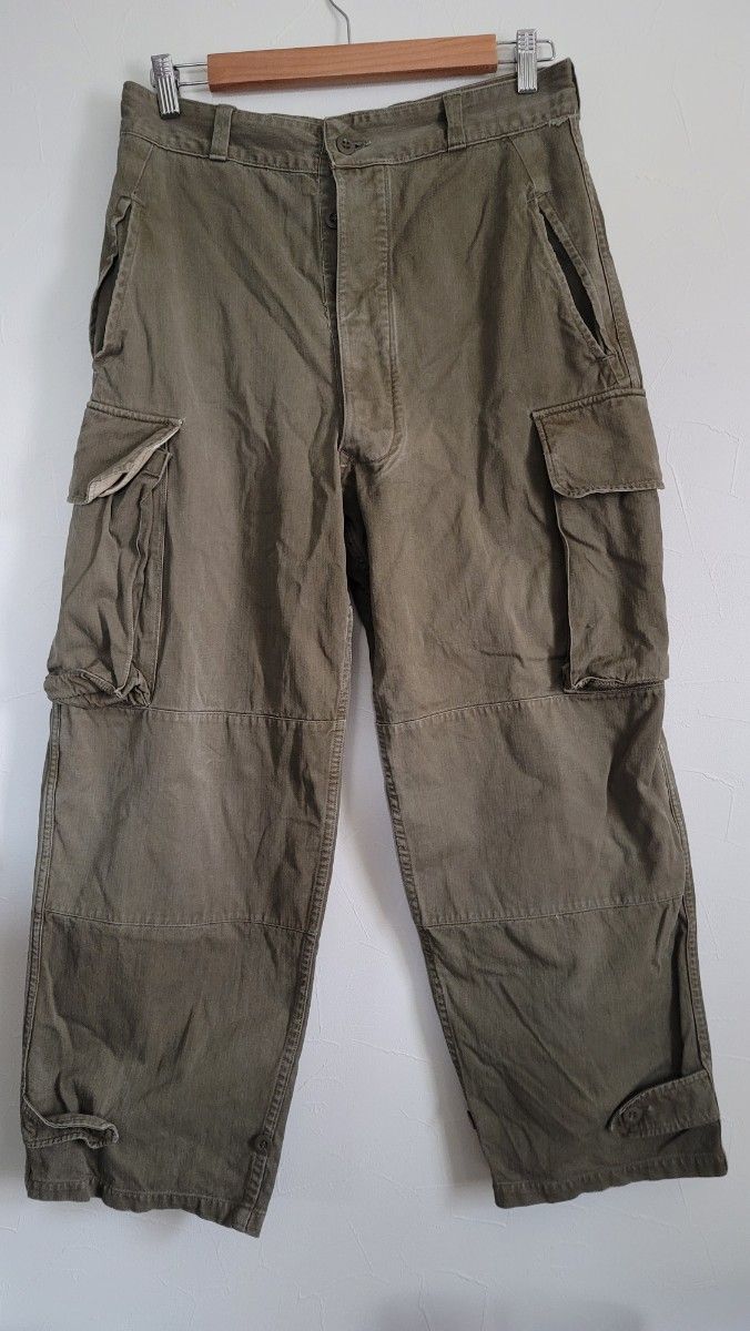 フランス軍 m47 カーゴパンツ 後期 33|ファッション フランス軍 m47 カーゴパンツ 後期 33|ファッション