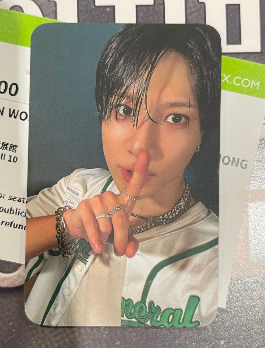 TAEMIN 2024 WORLD TOUR テミン 香港入場カード トレカ - メルカリ TAEMIN 2024 WORLD TOUR テミン 香港入場カード トレカ - メルカリ