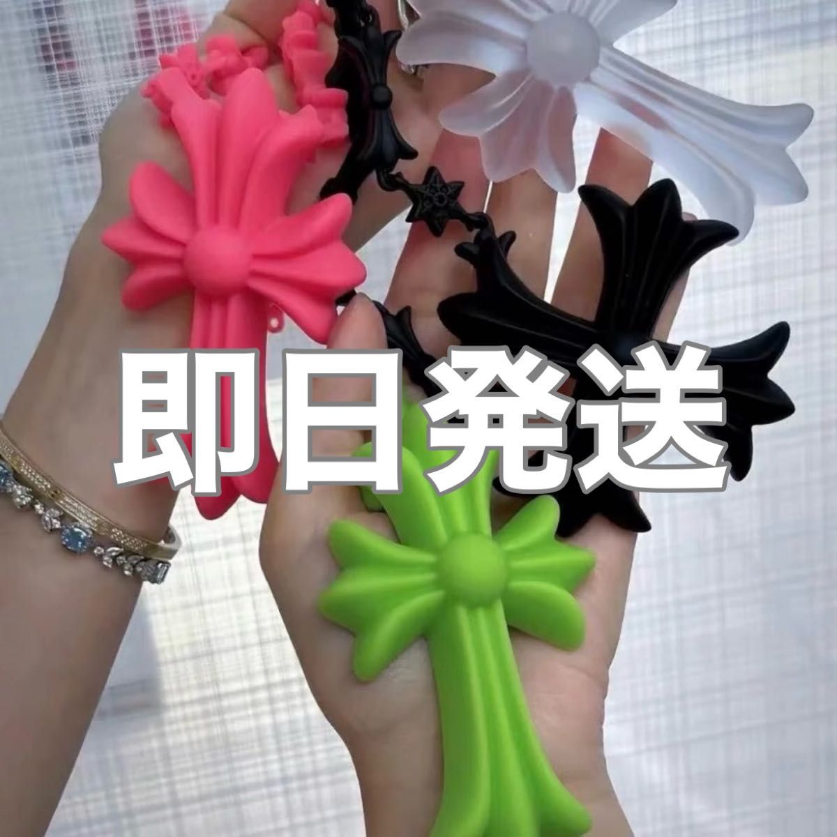 FAKE HEART フェイクハート BIG ビッグ クロス ネックレス FAKE HEART フェイクハート BIG ビッグ クロス ネックレス