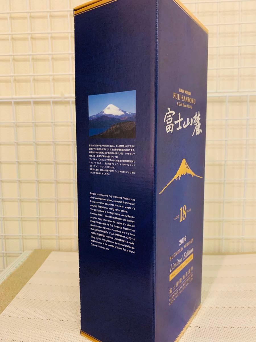 未開栓】富士山麓 18年 キリン シングルモルト ウイスキー 2016 未開栓】富士山麓 18年 キリン シングルモルト ウイスキー 2016