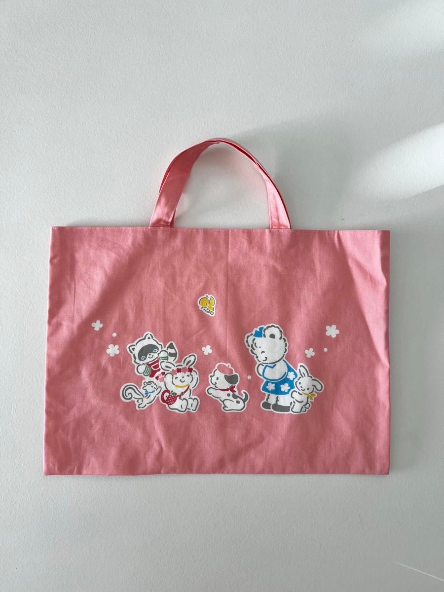 familiar ファミリア レッスンバッグ トートバッグ ピンク familiar ファミリア レッスンバッグ トートバッグ ピンク