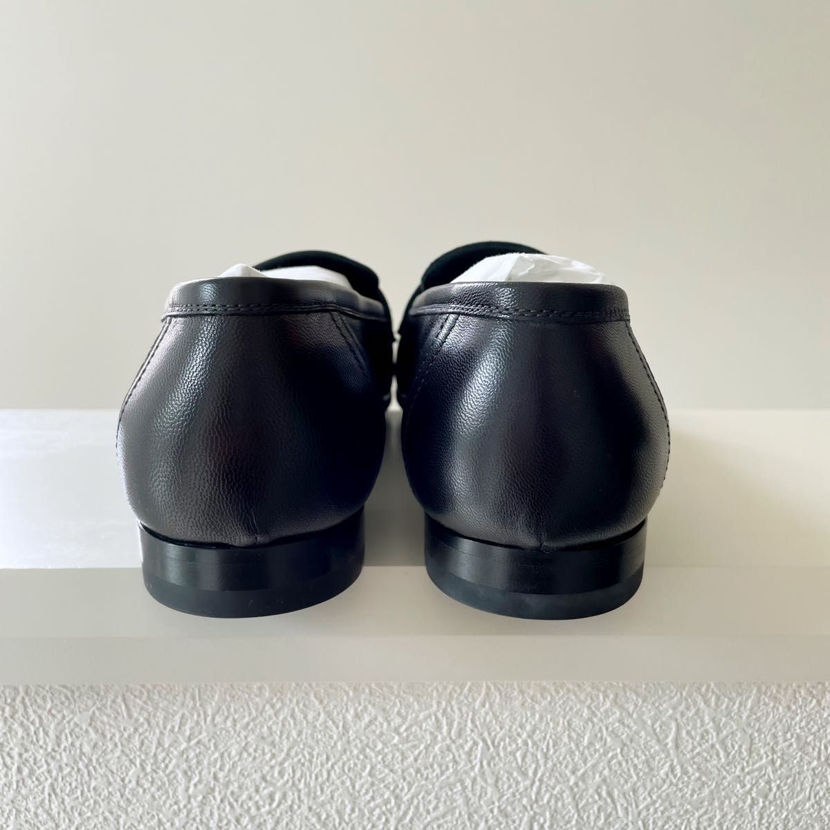 HERMES モカシン ロワイヤル ブラック ゴールド金具 38 新品 HERMES モカシン ロワイヤル ブラック ゴールド金具 38 新品