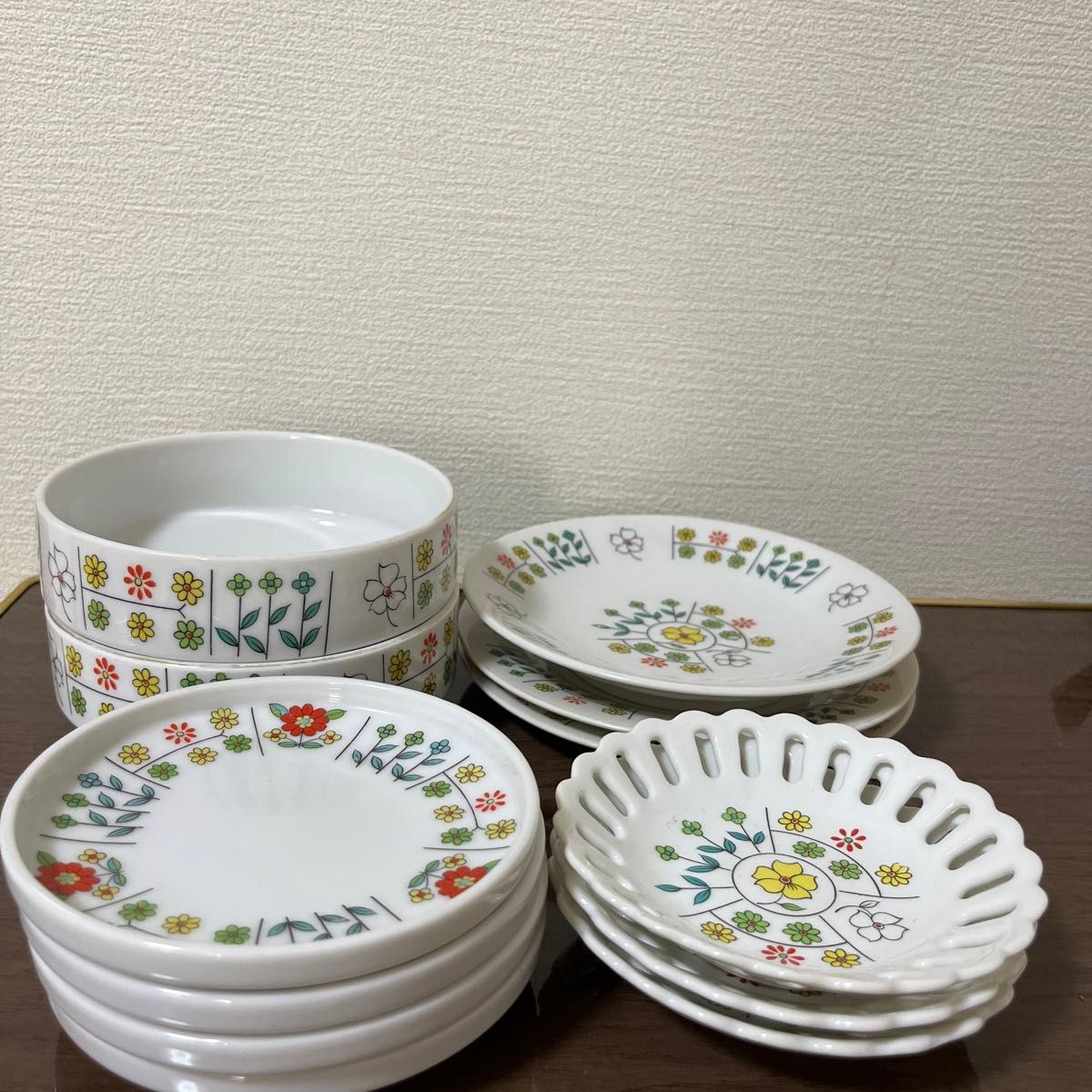 昭和レトロ ファンシーチャイナ fancy china 皿 食器セット 小皿 昭和レトロ ファンシーチャイナ fancy china 皿 食器セット 小皿