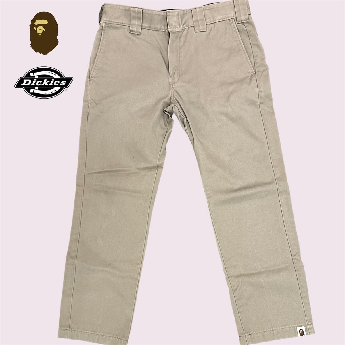 A Bathing Ape 90s金タグ dickies コラボ ワーク パンツ A Bathing Ape 90s金タグ dickies コラボ ワーク パンツ