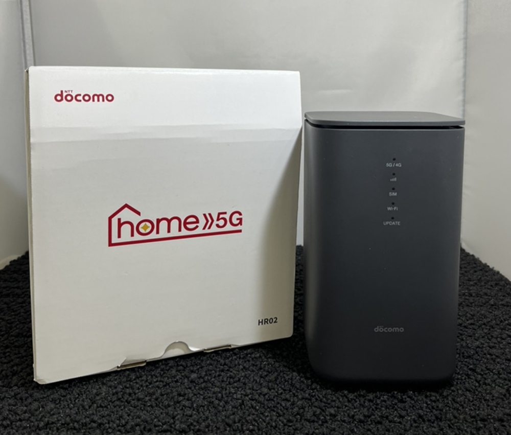 NTT ふるう docomo home 5G HR02 新型 ホームルーター 良品 NTT ふるう docomo home 5G HR02 新型 ホームルーター 良品