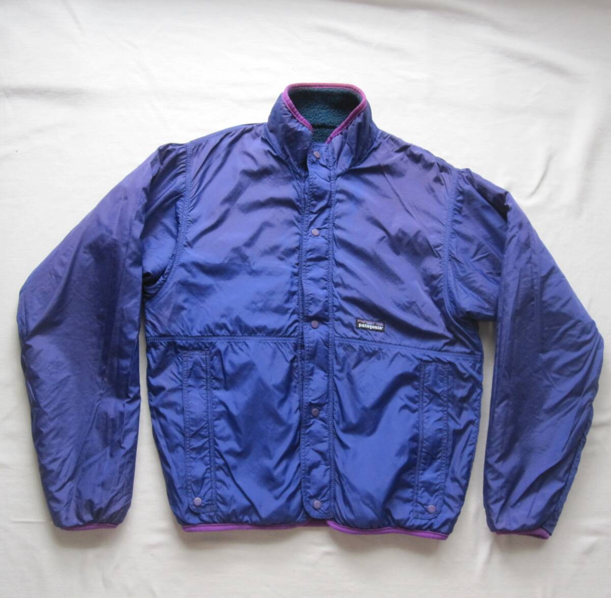 希少 90s パタゴニア パフボール プルオーバー L ブルーグラス 希少 90s パタゴニア パフボール プルオーバー L ブルーグラス