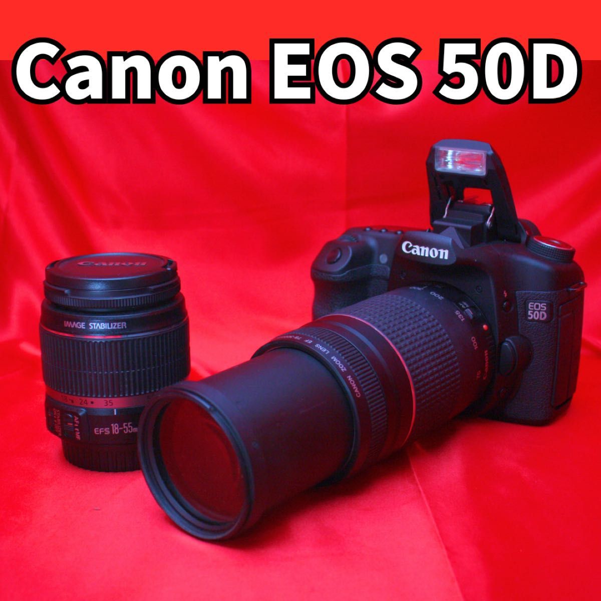 ❤️大人気機種❤️ Canon EOS 50D ダブルレンズ セット充実 ❤️大人気機種❤️ Canon EOS 50D ダブルレンズ セット充実