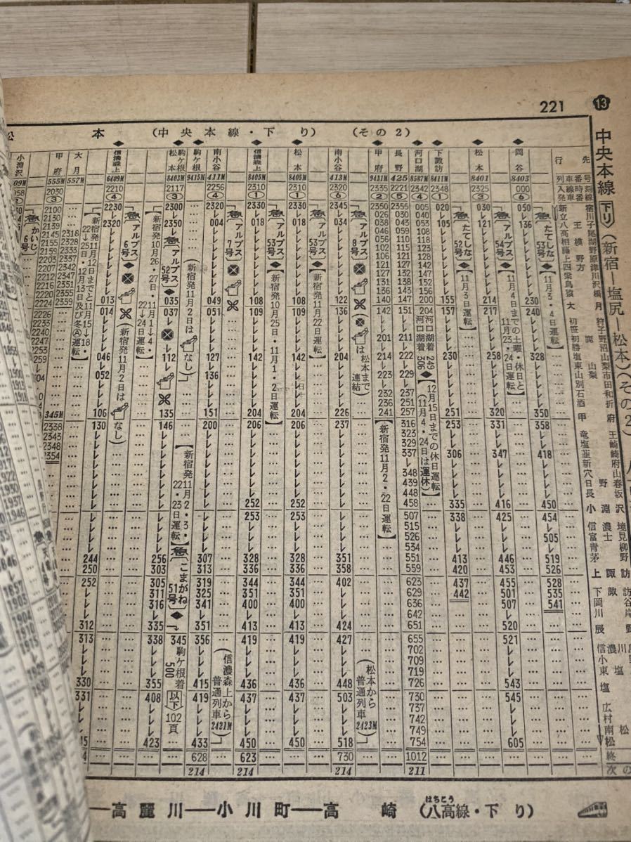 交通公社の時刻表 1974(昭和49)年 11月号 交通公社の時刻表 1974(昭和49)年 11月号