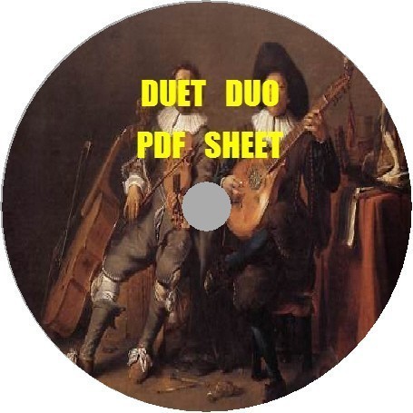  Duet / Duo PDF musical score 500./ stringed instruments tunes large amount music E-book GR material / practice beginner ultra rare Pro musical performance person finger . person . finger music bending composition part . score sho bread 