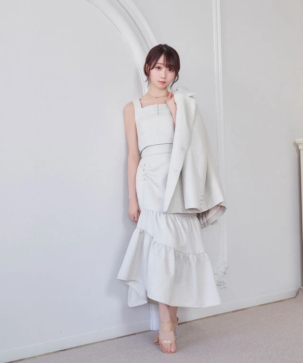 Rose Muse ロゼミューズ asymme tiered skirt set アシメ Rose Muse ロゼミューズ asymme tiered skirt set アシメ
