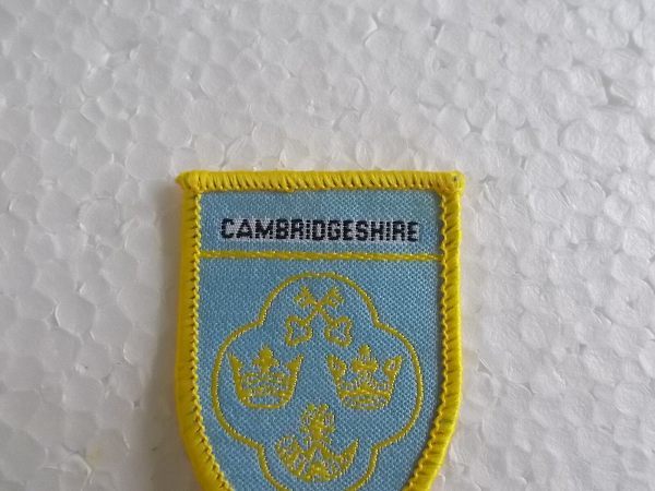 CAMBRIDGESHIRE イングランド ガールスカウト 刺繍 ワッペン/ボーイスカウト制服カスタムに！キャンプ自然アウトドアUSAビンテージ古着01_画像5