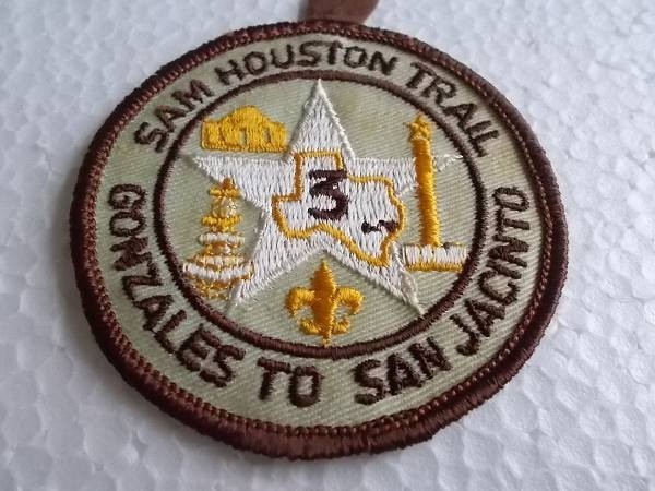 70s ボーイスカウト SAM HOUSTON TRAIL スカウト章 アメリカ 刺繍 ワッペン パッチ /ガールスカウト カスタム ジャンボリー 海外117_画像4