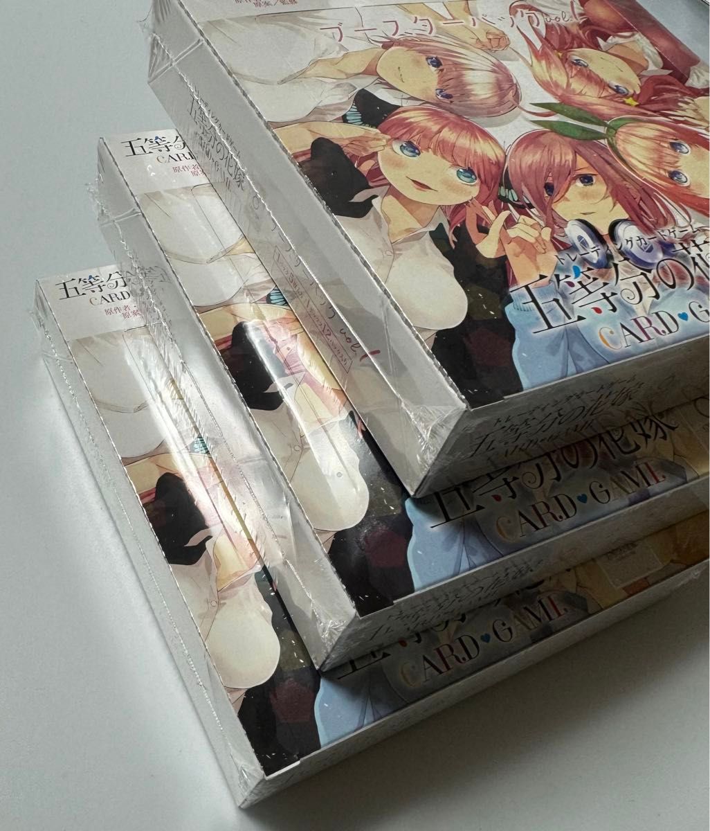 五等分の花嫁 カードゲーム ブースターパック vol 1 3box 新品未 五等分の花嫁 カードゲーム ブースターパック vol 1 3box 新品未
