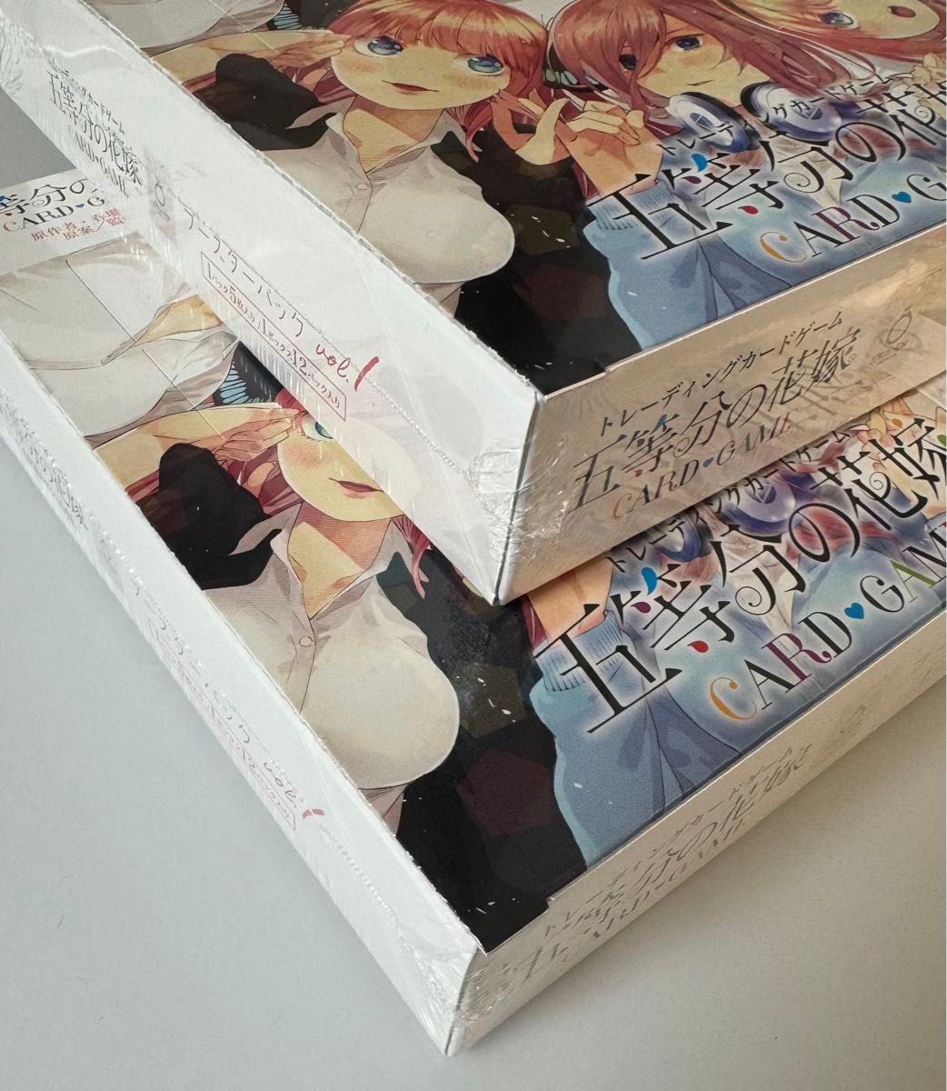 五等分の花嫁 カードゲーム ブースターパック vol 1 2box 新品未 五等分の花嫁 カードゲーム ブースターパック vol 1 2box 新品未