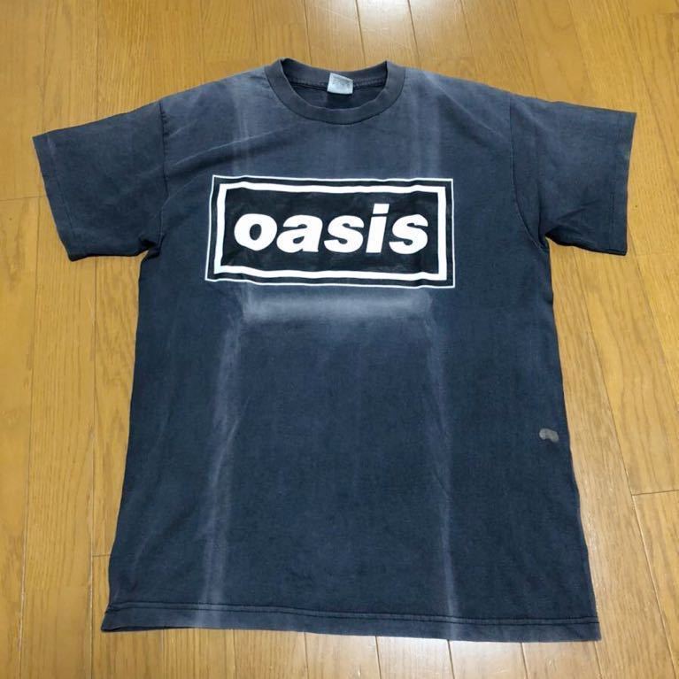 ヤフオク! - 激レア 90s OASIS オアシス ボックスロゴTシャツ...