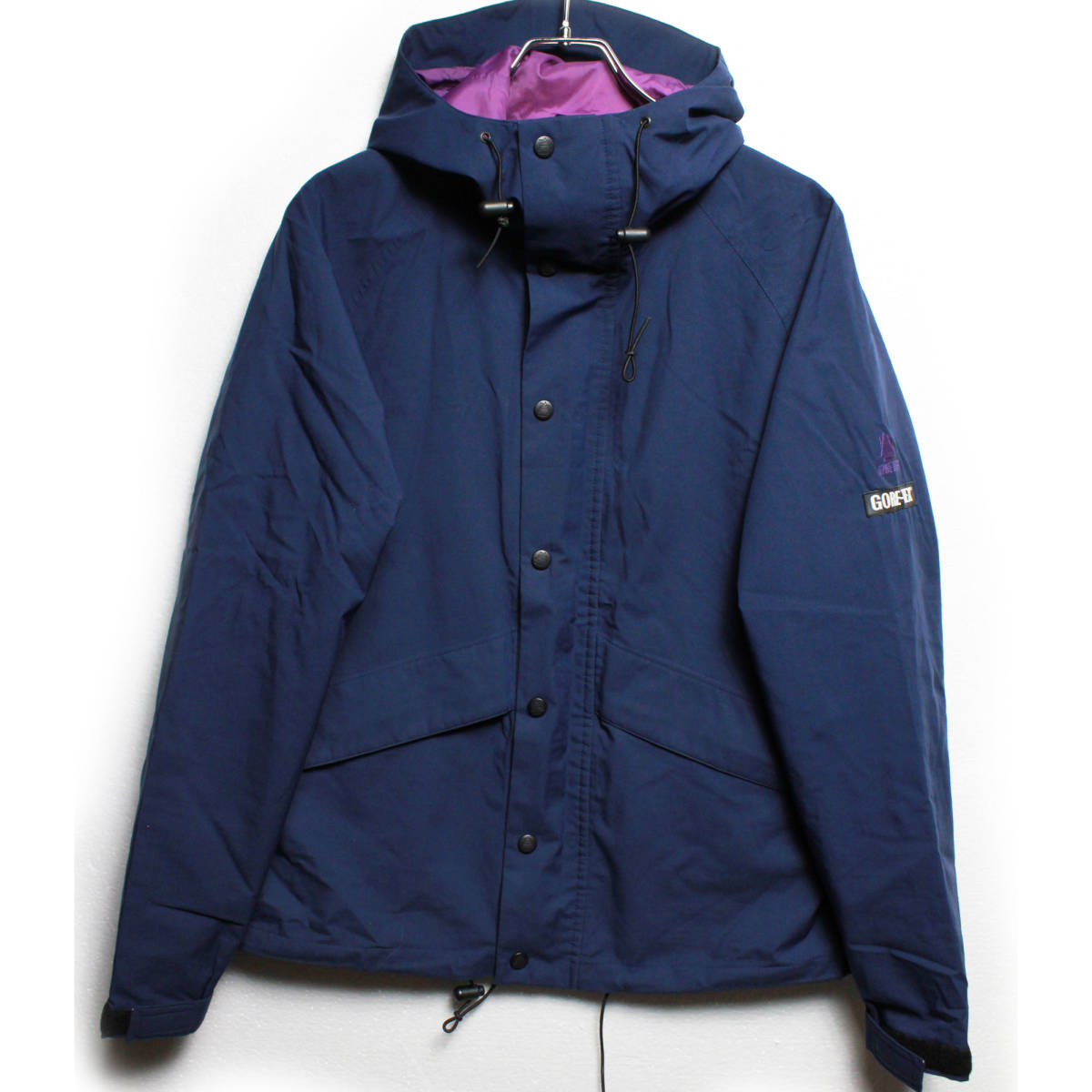 80's 90's ALPINEDESIGN アルパインデザイン ゴアテックス GORE-TEX マウンテンパーカー 紺(Ｓ) ビンテージ 90年代_画像2