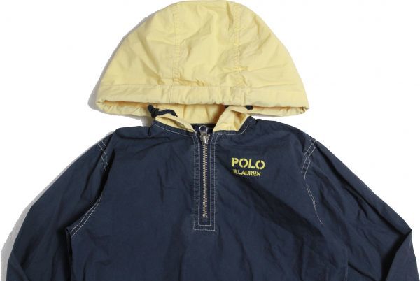 キッズ ポロラルフローレン コットン アノラックパーカー 4 2トーン 米政府 パーカー polo ラルフローレン 2トーン パーカー