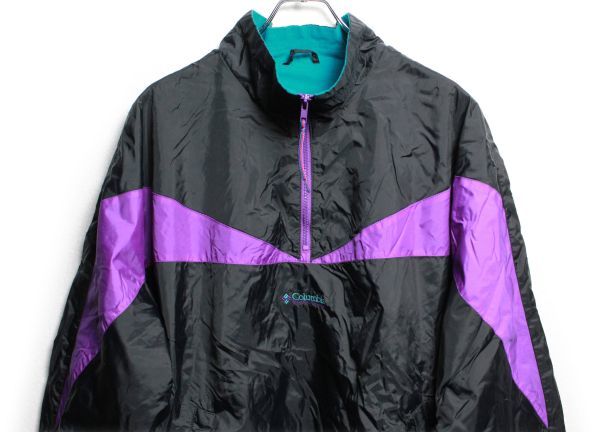 限定価格セール! 90's コロンビア 旧タグ 90年代 Columbia (L位) 黒 ナイロンジャケット プルオーバー Lサイズ 限定価格セール! 90's コロンビア 旧タグ 90年代 Columbia (L位) 黒 ナイロンジャケット プルオーバー Lサイズ