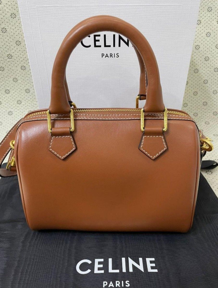 CELINE スモールボストン スムースカーフスキン|Yahoo!フリマ CELINE スモールボストン スムースカーフスキン|Yahoo!フリマ