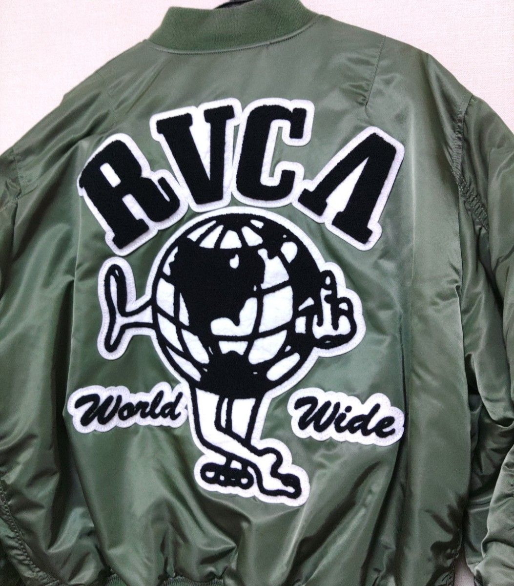 ALPHA×RVCA MA-1(ルーカ)RVCA直営店限定 コラボ フライト ALPHA×RVCA MA-1(ルーカ)RVCA直営店限定 コラボ フライト