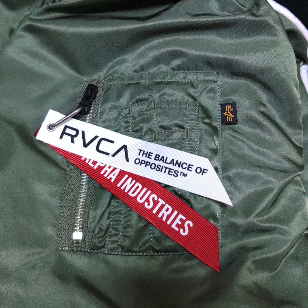 ALPHA×RVCA MA-1(ルーカ)RVCA直営店限定 コラボ フライト ALPHA×RVCA MA-1(ルーカ)RVCA直営店限定 コラボ フライト