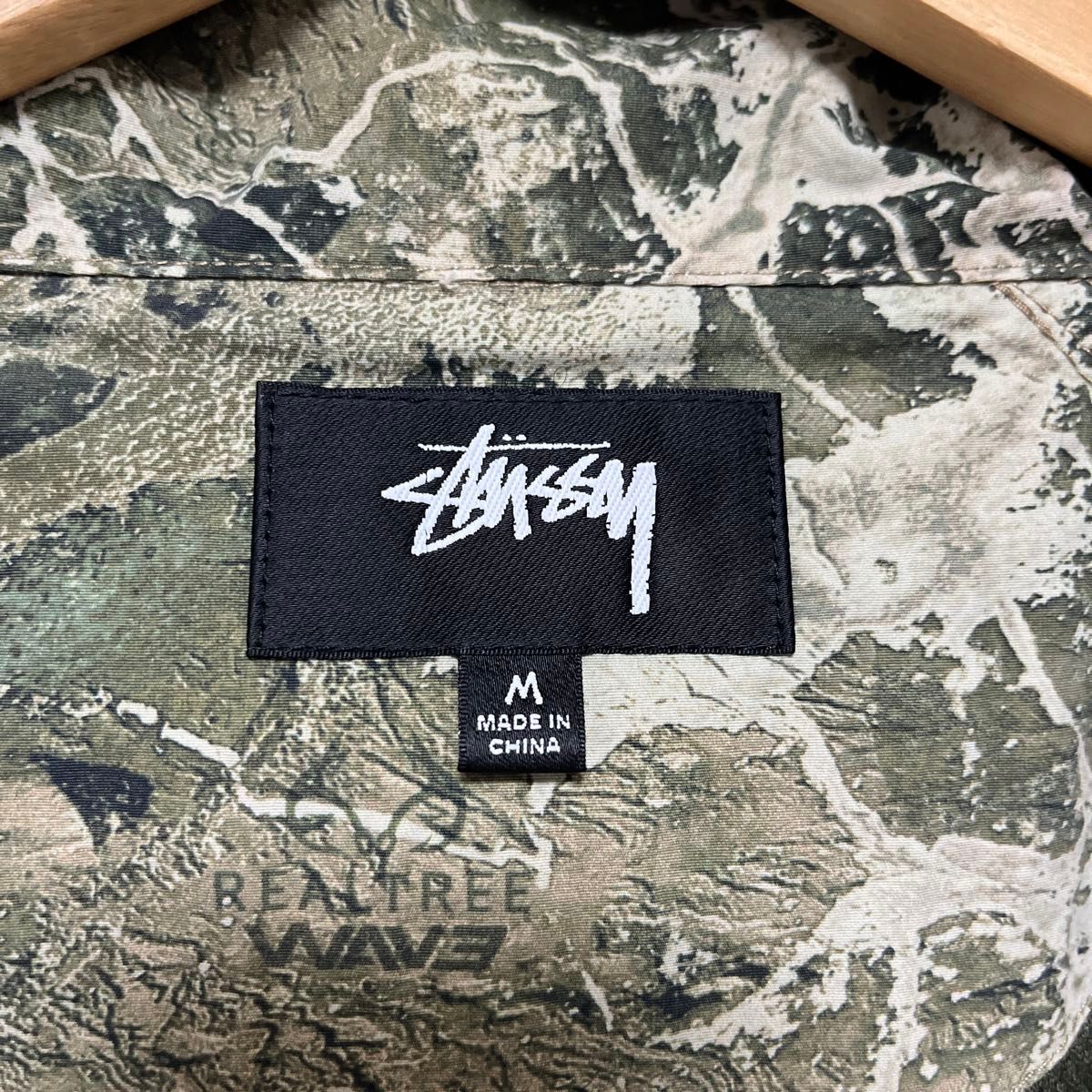 STUSSY BEACH SHELL REAL TREE WAV3 Mサイズ ステューシー STUSSY BEACH SHELL REAL TREE WAV3 Mサイズ ステューシー
