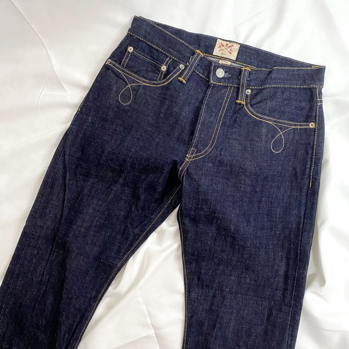 RRL ダブルアールエル slim boot rigid スリムブーツカット 濃紺 RRL ダブルアールエル slim boot rigid スリムブーツカット 濃紺