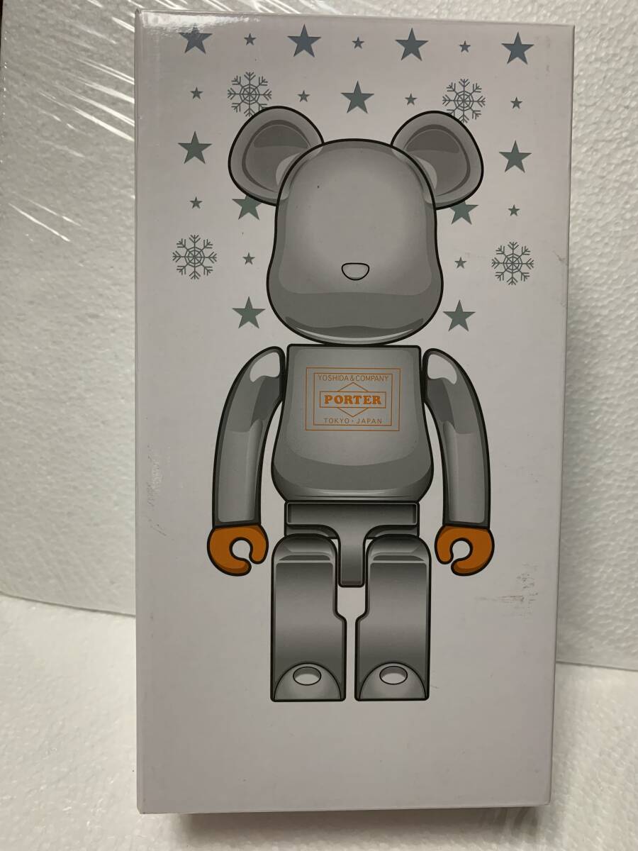 BE@RBRICK x PORTER 400%BEARBRICK SILVER PLATEDシルバーメッキ BE@RBRICK x PORTER 400%BEARBRICK SILVER PLATEDシルバーメッキ
