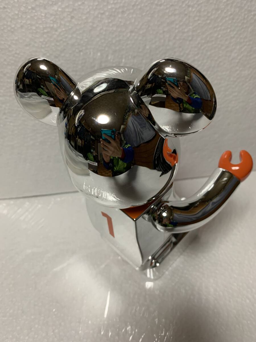 BE@RBRICK x PORTER 400%BEARBRICK SILVER PLATEDシルバーメッキ BE@RBRICK x PORTER 400%BEARBRICK SILVER PLATEDシルバーメッキ