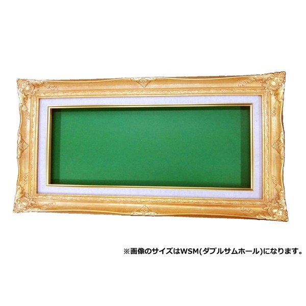 ルイ式 油額 〕 ワイド油絵額F6号(820×318mm)ゴールド 高級油絵 ルイ式 油額 〕 ワイド油絵額F6号(820×318mm)ゴールド 高級油絵