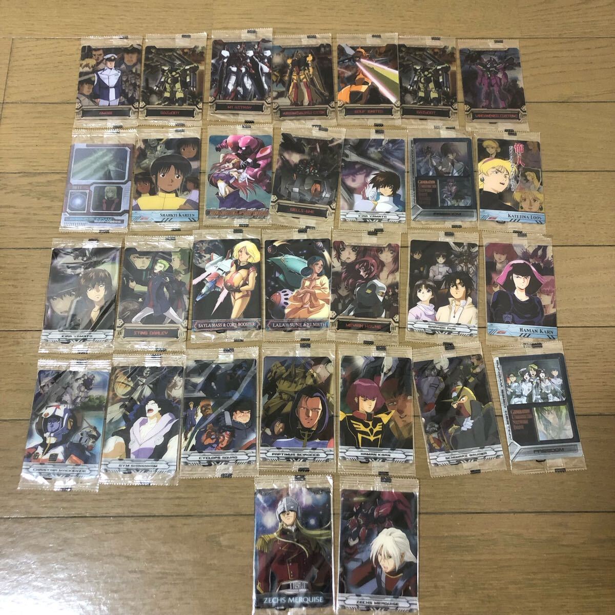 ガンダム SEED 森永 ウエハース カード 30枚 未開封品 まとめ ガンダム SEED 森永 ウエハース カード 30枚 未開封品 まとめ