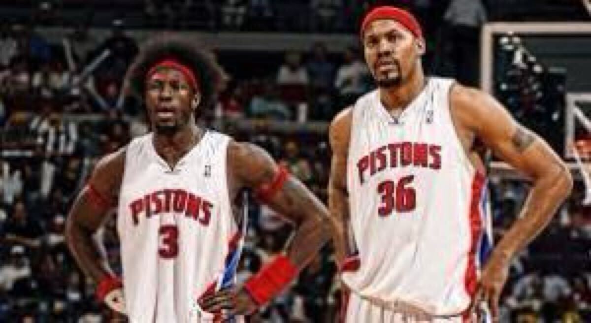 美品】 NBA PISTONS WALLACE #3 ベン・ウォレス reebok
