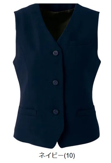 【新品】UNI SERIES_11号_ベスト（10：ネイビー）UF2507/ALPHA PIER/アルファピア/かわいい会社事務服/おしゃれOL制服