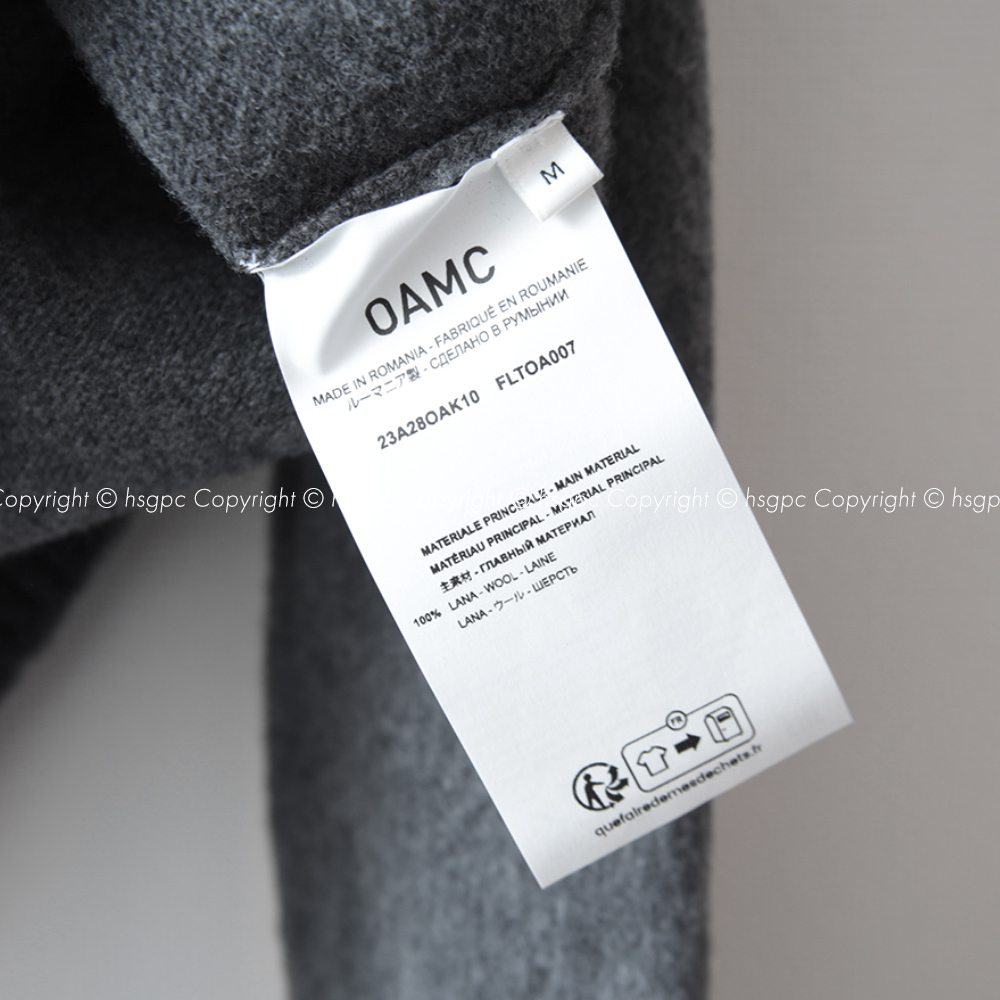 定価11.5万】新品 OAMC ウィスラー ロールネック ロゴ タートル 定価11.5万】新品 OAMC ウィスラー ロールネック ロゴ タートル
