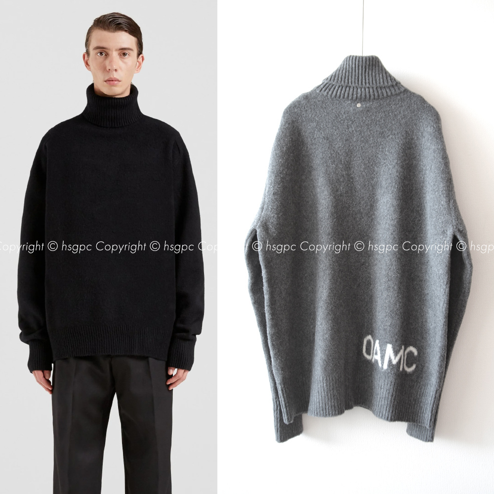 定価11.5万】新品 OAMC ウィスラー ロールネック ロゴ タートル 定価11.5万】新品 OAMC ウィスラー ロールネック ロゴ タートル