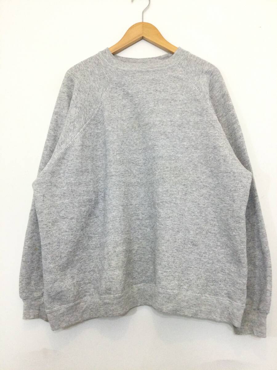 Hanes ヘインズ メキシコ製 無地 ラグランスリーブ スウェット スウェットシャツ トレーナー メンズ3XL 大きめ【やや汚れあり】38