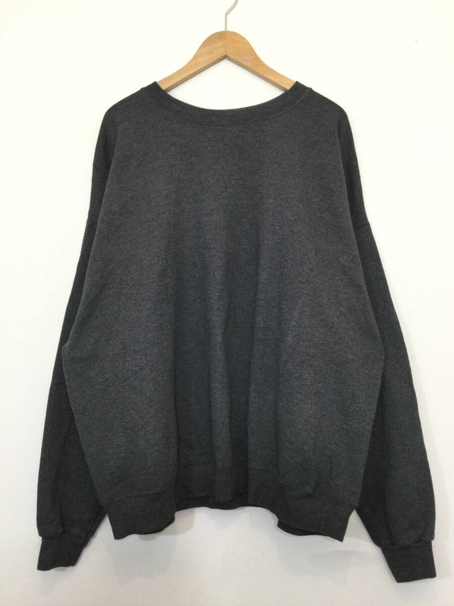 Hanes ヘインズ ecosmart 無地 スウェット スウェットシャツ トレーナー クルーネック メンズ2XL〜 大きめ【良品綺麗】38