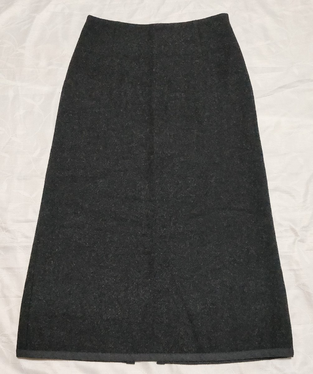 ★tricot COMME des GARCONS トリココムデギャルソン★ AD2000 ウール ロングスカート サイズS ブラック系 02370
