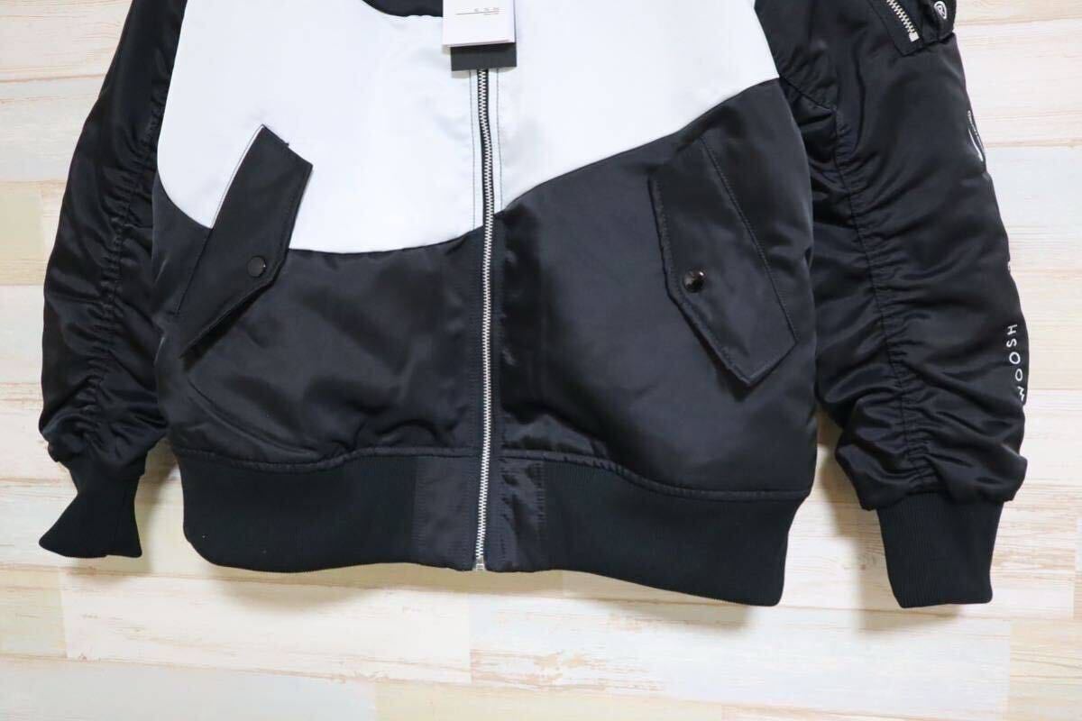 NIKE MA-1 希少XLサイズ　ボンバージャケット 黒/白 リバーシブル NIKE MA-1 希少XLサイズ ボンバージャケット 黒/白 リバーシブル