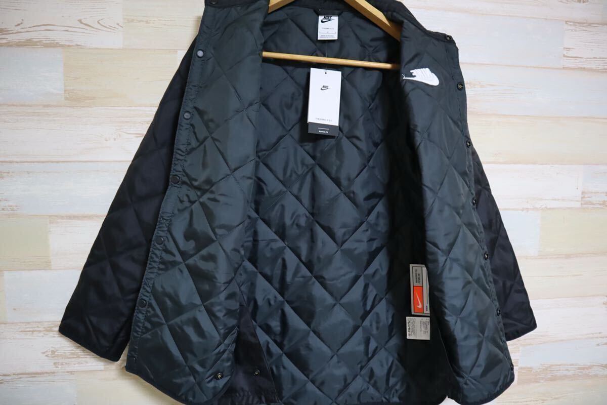 新品 140㎝ NIKE ナイキ スポーツウェア サーマフィット　ジュニア シンセティックフィル ジャケット ブラック　黒