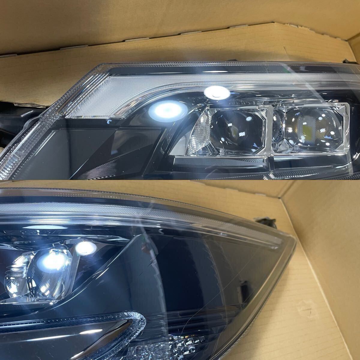 極美品 破損なし】 ノア エスクァイア 80 後期 純正 LED ヘッド 極美品 破損なし】 ノア エスクァイア 80 後期 純正 LED ヘッド