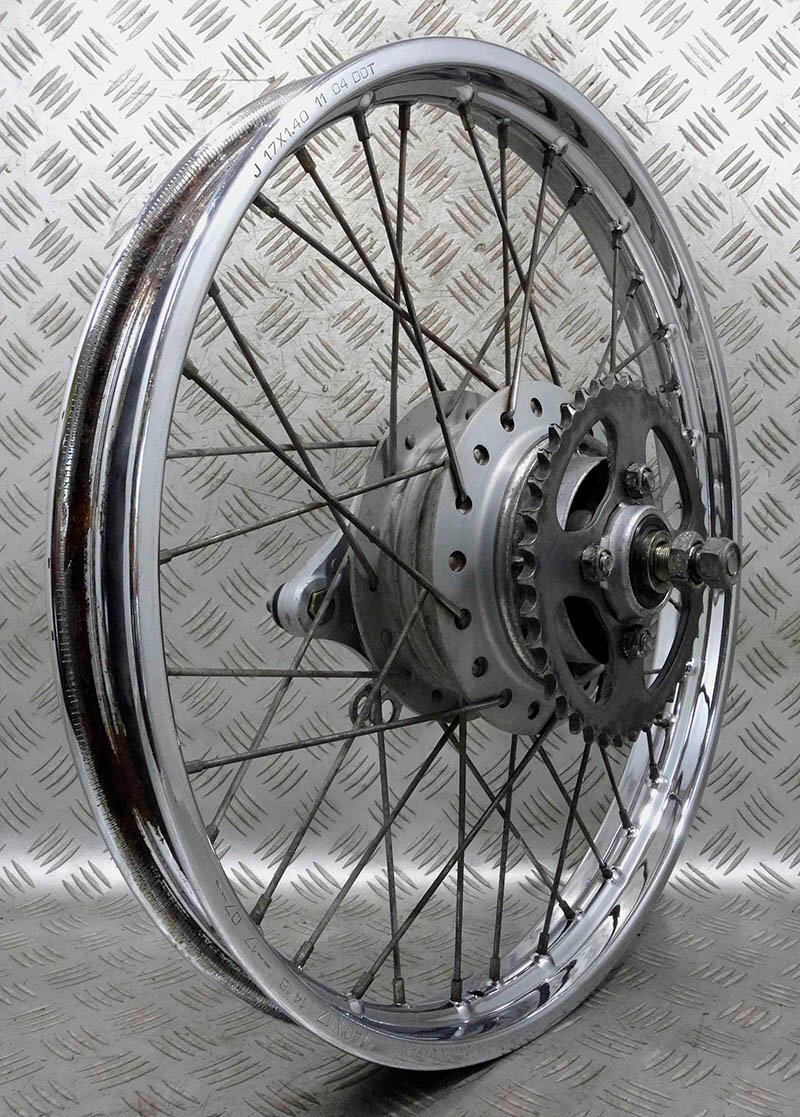 スーパーカブ90 HA02 リアホイール k09-04s14 J17×1.40