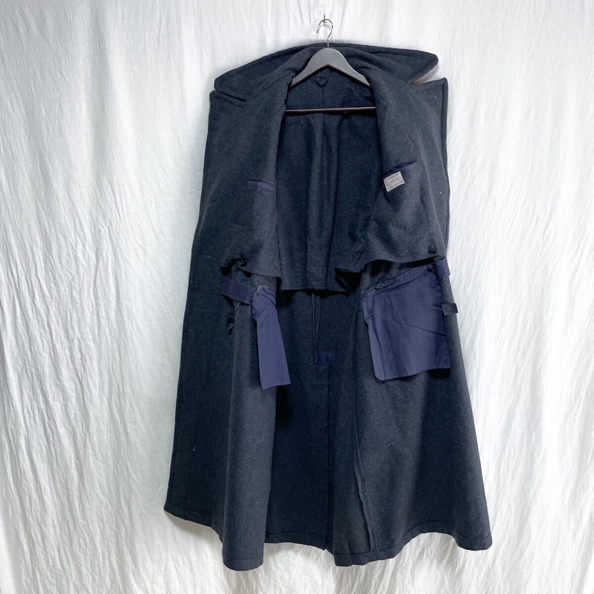 Yahoo!オークション - 希少 50s ベルギー軍 ウール ロングコート