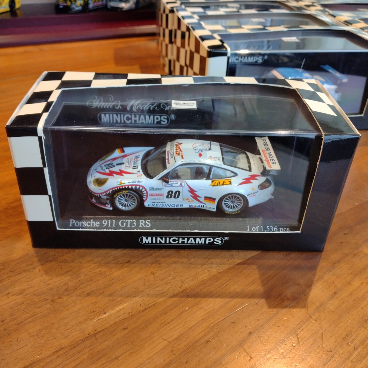 ミニチャンプス MINICHAMPS 1/43 400 026980 Porsche 911 GT3-RS Le Mans 24 hrs. 2002 Dumas/Maassen/Bergmeister ポルシェ ルマン