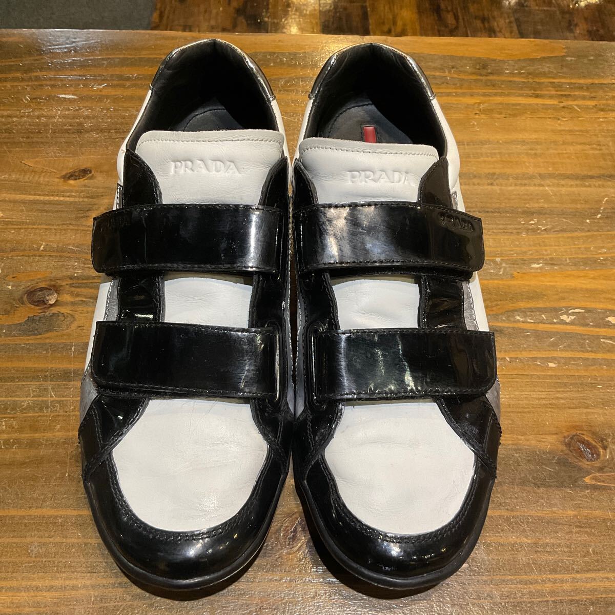 PRADA SPORT プラダスポーツ レザー エナメル ベルクロ PRADA SPORT プラダスポーツ レザー エナメル ベルクロ