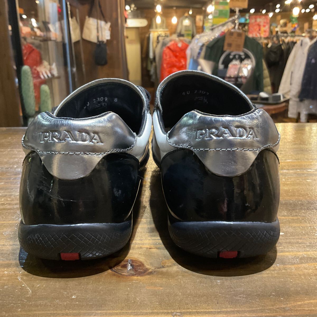PRADA SPORT プラダスポーツ レザー エナメル ベルクロ PRADA SPORT プラダスポーツ レザー エナメル ベルクロ